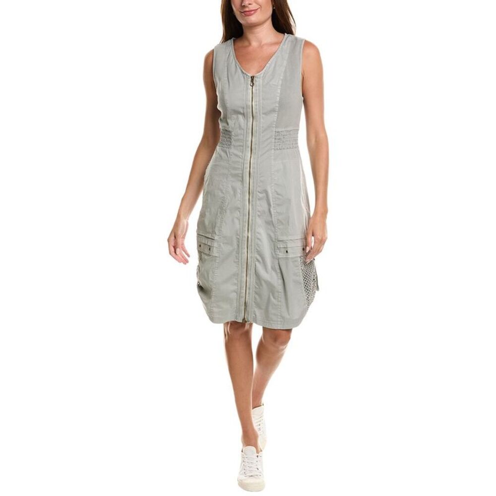 Xcvi Womens Holland Mini Dress, Grey